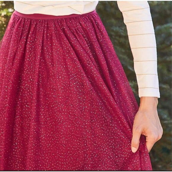 Matilda Jane Moments with You Sparkle City flowy boho M skirt - Picture 3 of 6